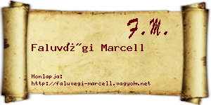 Faluvégi Marcell névjegykártya