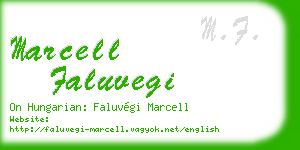 marcell faluvegi business card
